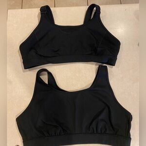 Duluth Trading Co XL Extra Large Woman’s Black Sports & Clasp Back Bra Bras